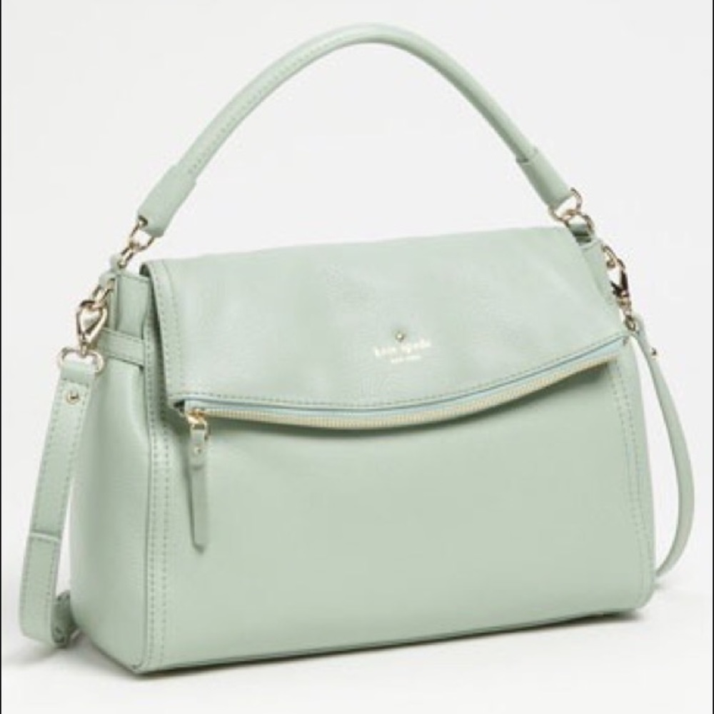 Kate Spade New York Cobble Hill Little Minka Dusty Mint Shoulder Hobo *Used 2x*